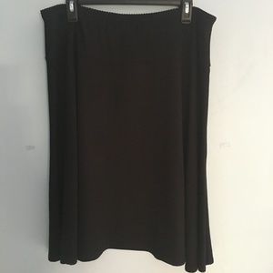 J Jill NWT Black Stretch skirt Size XL